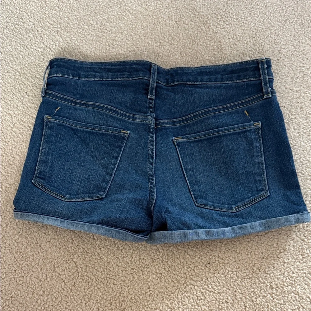 High Rise Denim Shorts